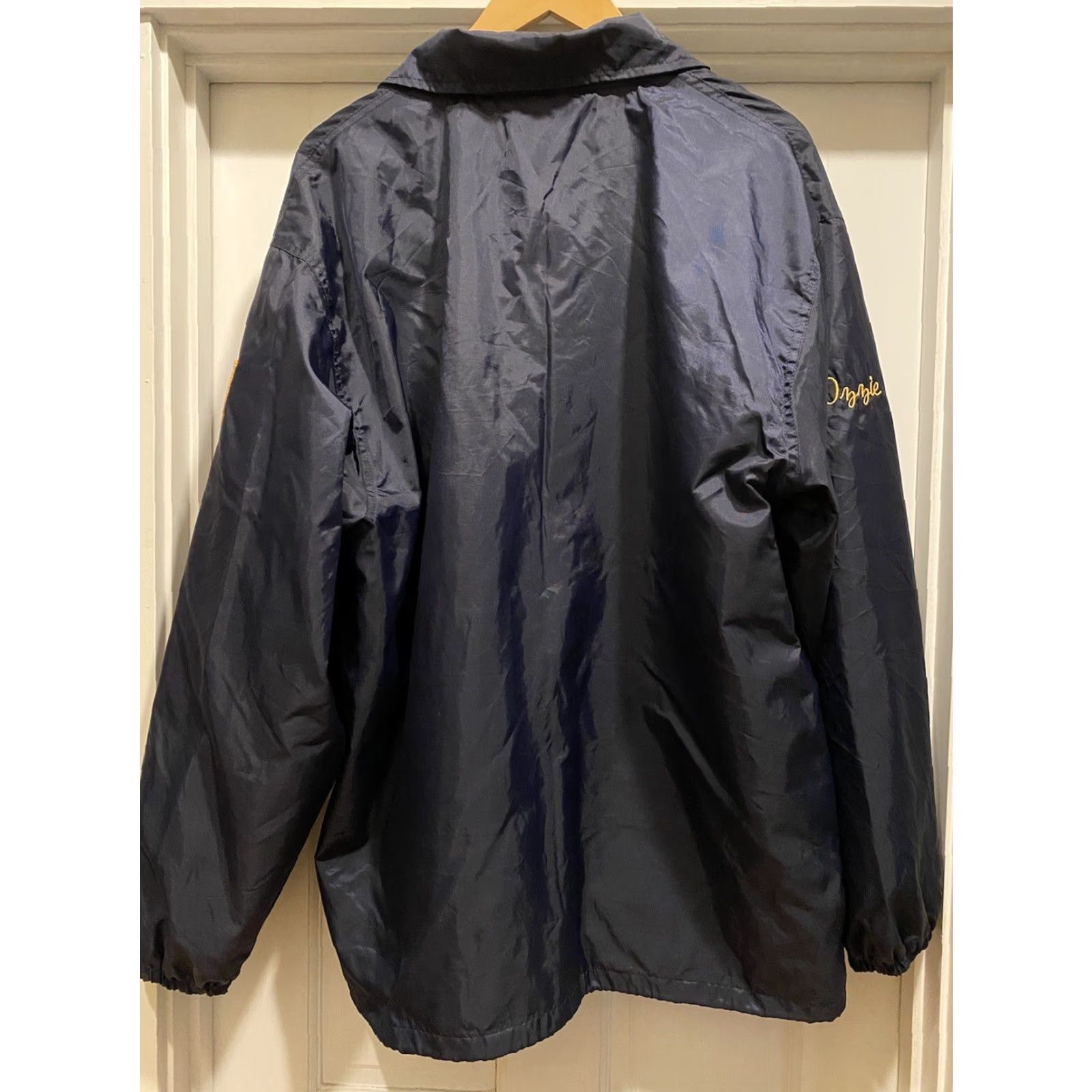 Vintage VINTAGE Game Jacket Rockland #841 F.O.E. Blue Snap XL Coach Jacket Windbreaker Workwear Mens L Blue Snap Size US L / EU 52-54 / 3 - 2 Thumbnail