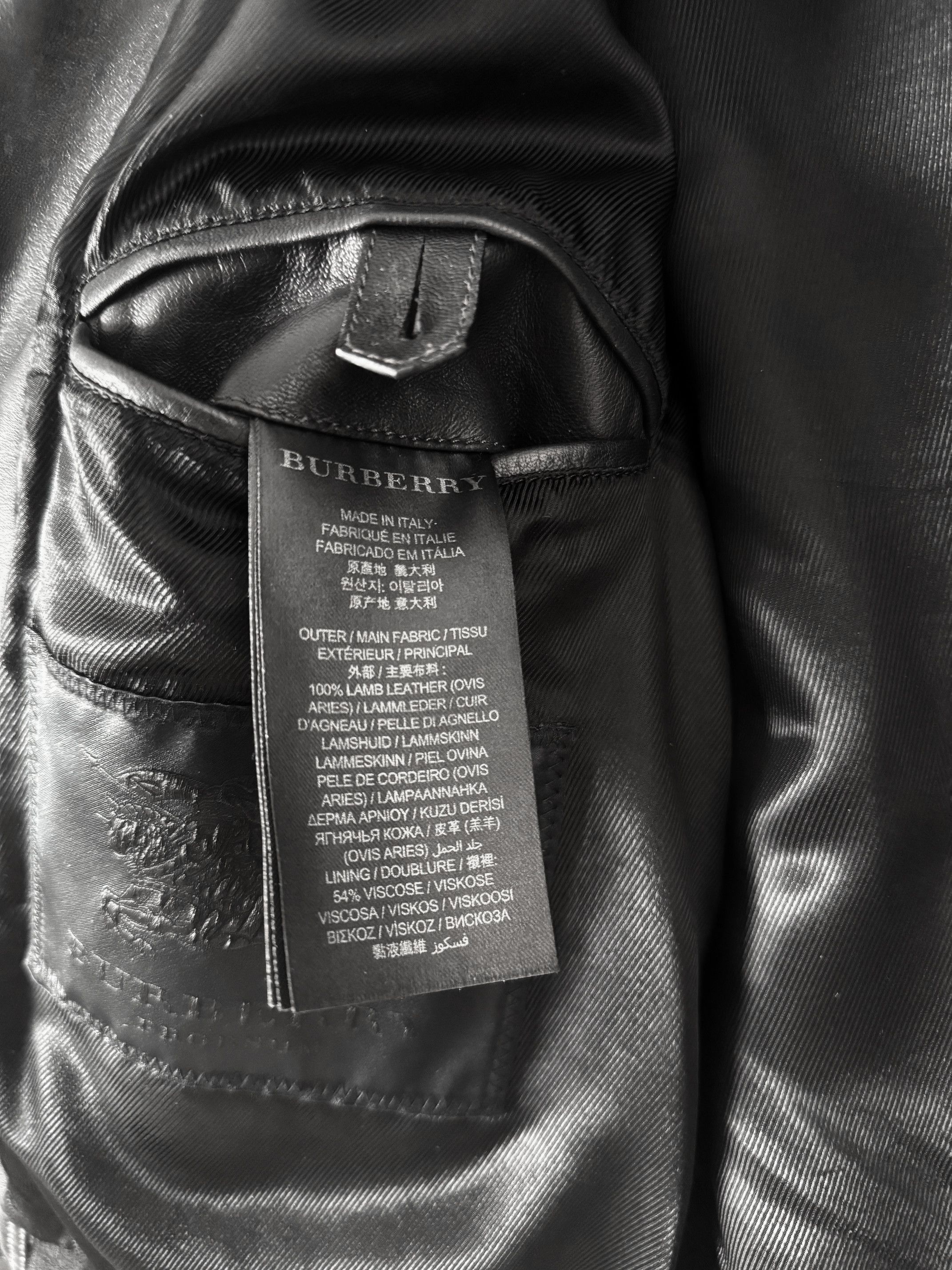 Burberry Prorsum FW14 Burberry Prorsum A2 Leather Bomber Jacket Hedi Size US M / EU 48-50 / 2 - 9 Thumbnail