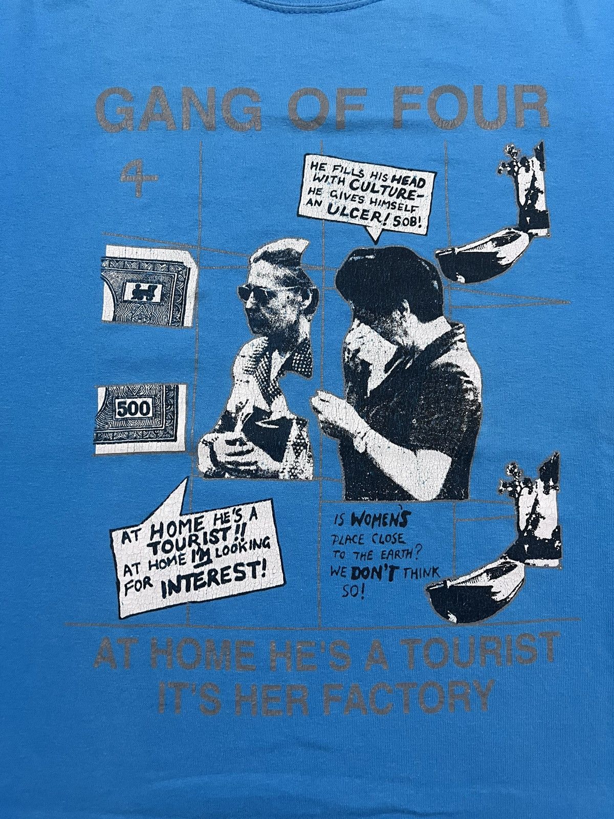 Band Tees Vintage 00’s Gang Of Four Tee Rare Size US M / EU 48-50 / 2 - 2 Thumbnail