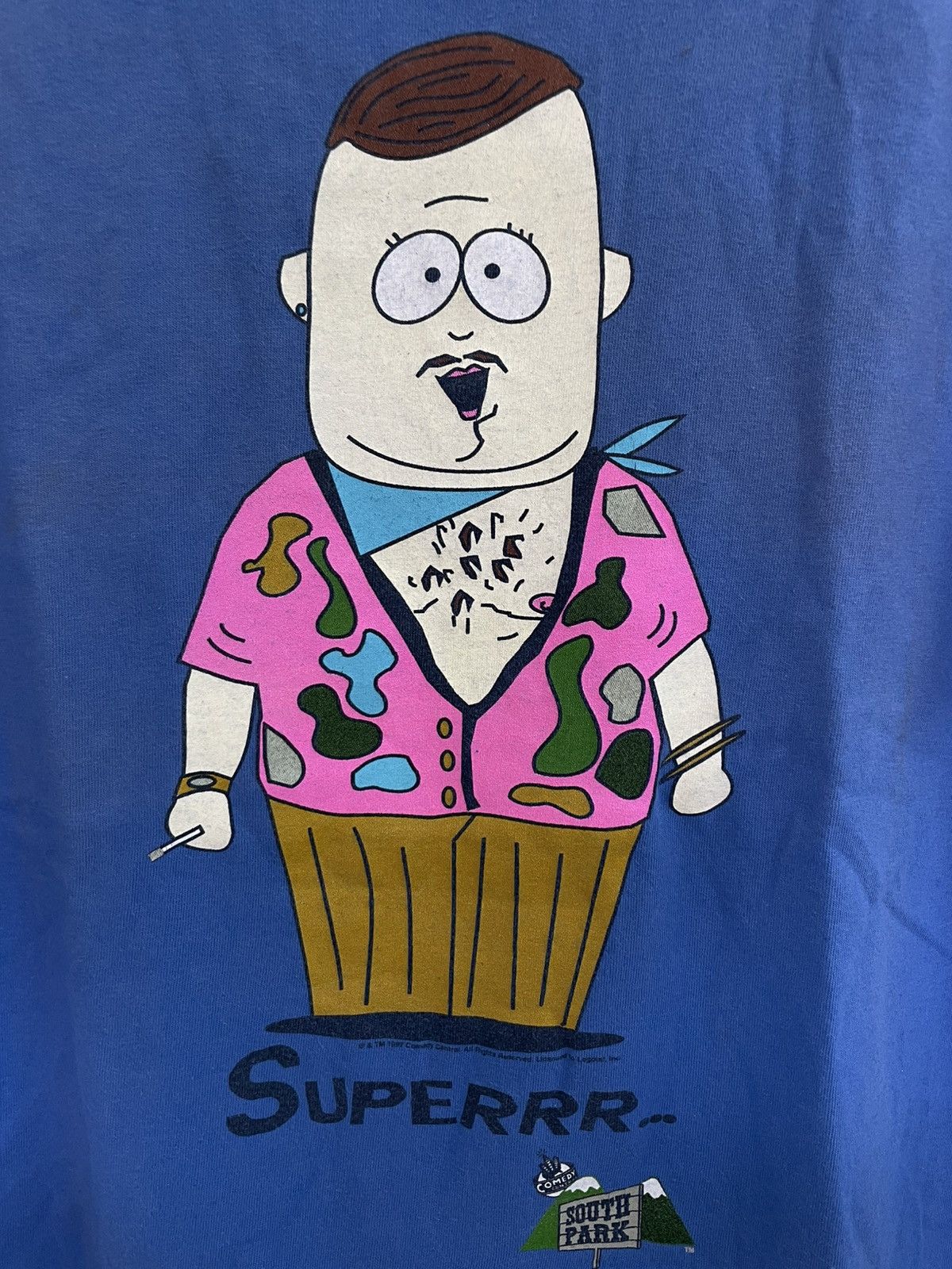 Cartoon Network Vintage 90s South Park Superrr.. comedy central promo tahirt Size US L / EU 52-54 / 3 - 4 Thumbnail