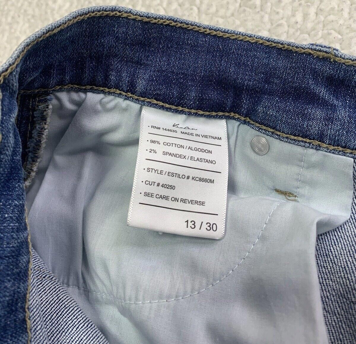 Kancan USA Kancan Jeans Women's Size 13 Blue Distressed Straight Leg Size ONE SIZE - 4 Thumbnail
