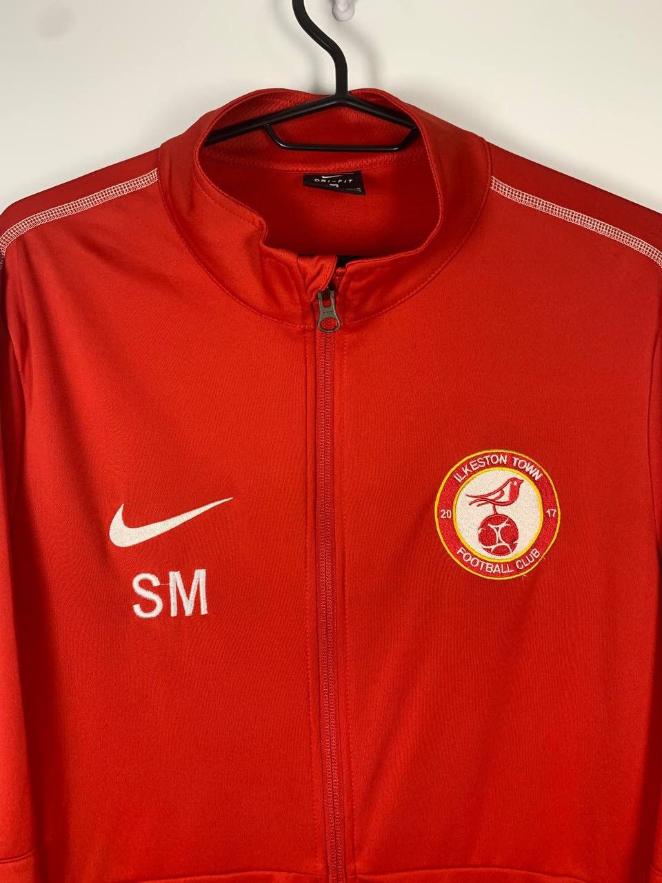 Nike Ilkeston Town Football Club Red Nike Training Jacket Size US M / EU 48-50 / 2 - 2 Thumbnail