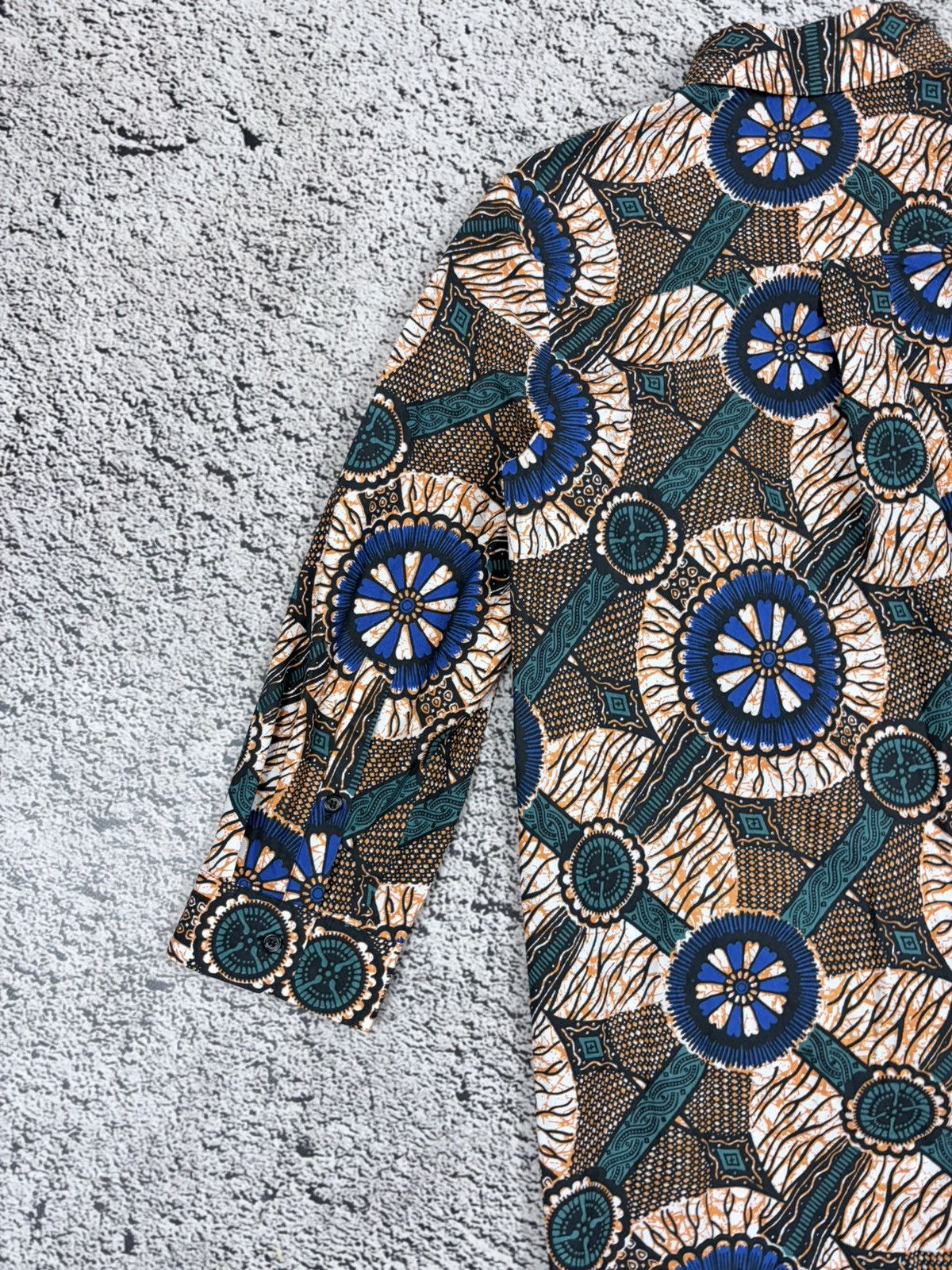 Max Mara Weekend Max Mara 100% Cotton Printed Shirt Dress US 4 Size XS / US 0-2 / IT 36-38 - 7 Thumbnail