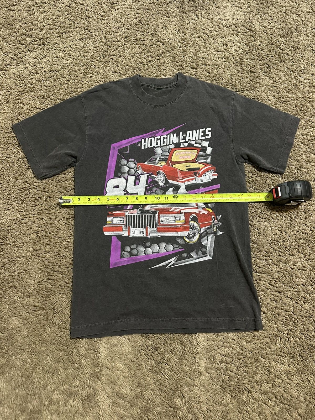 NASCAR Vintage NASCAR hogging lanes shirt 00s size medium Size US M / EU 48-50 / 2 - 3 Thumbnail