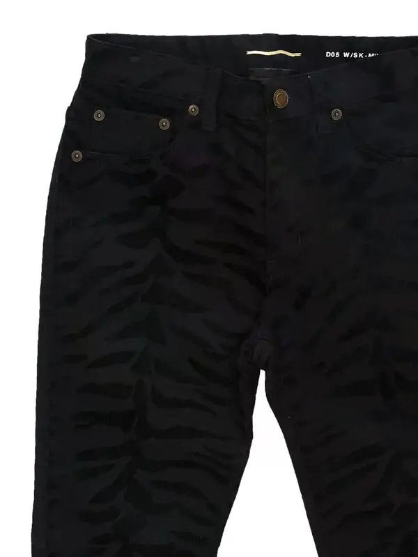 Saint Laurent Paris o1y0126 Denim Pant in Black Size 26" / US 2 / IT 38 - 3 Thumbnail