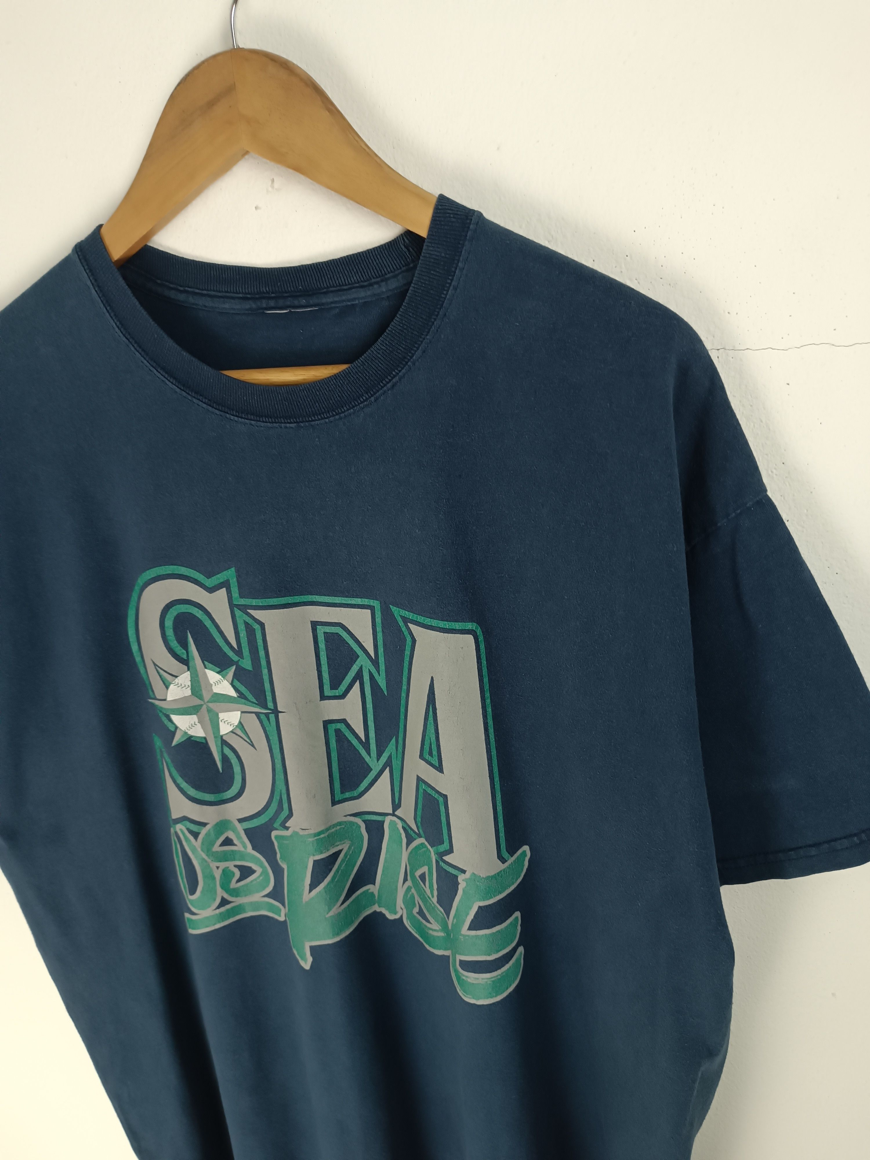 MLB VINTAGE SEA US RISE SEATTLE MARINERS MLB FADED TEE Size US XL / EU 56 / 4 - 6 Thumbnail