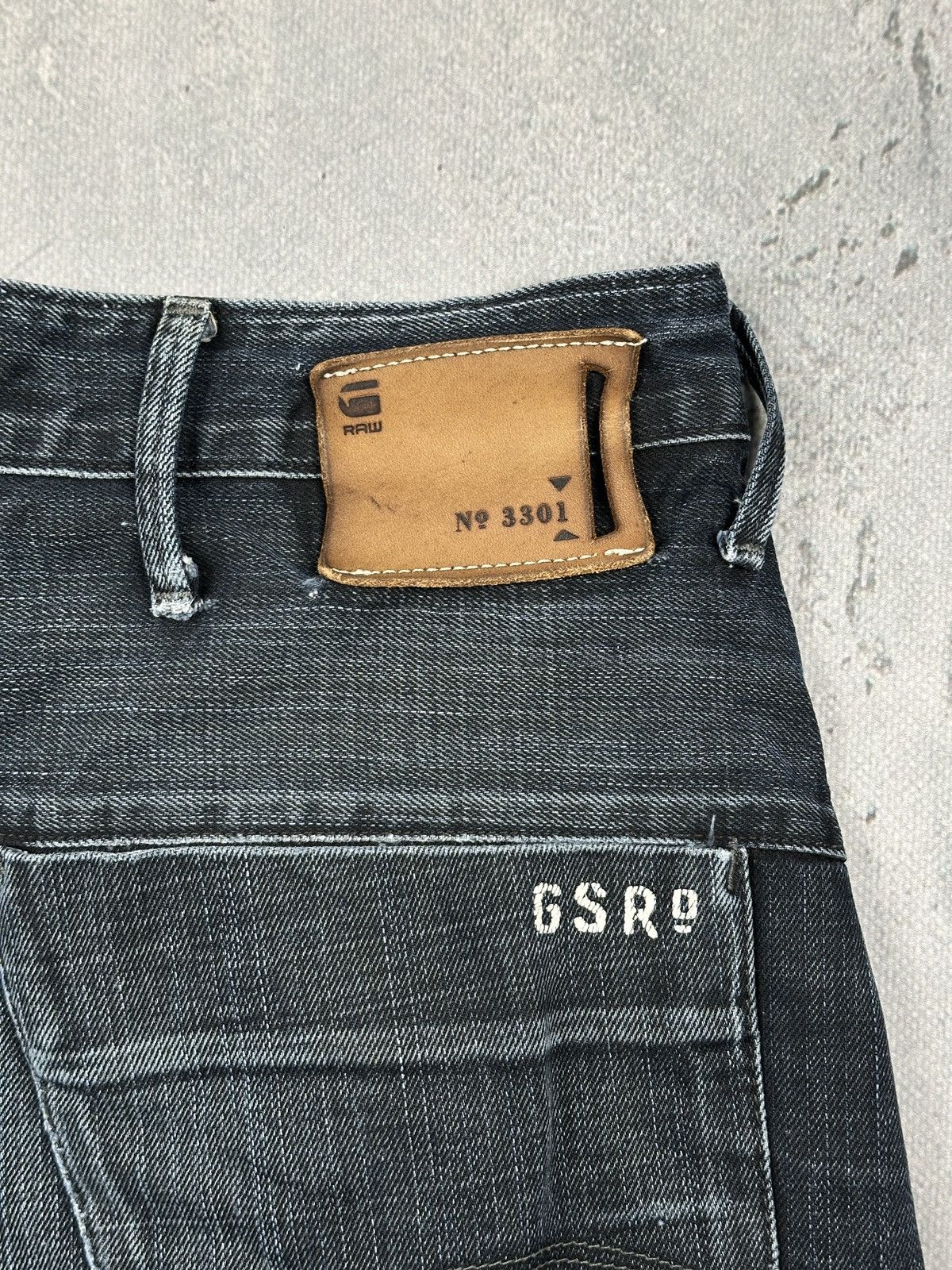 G-Star G Star Raw Radar Duty Loose Dark Wash Denim Jeans Archive Size US 31 - 12 Thumbnail