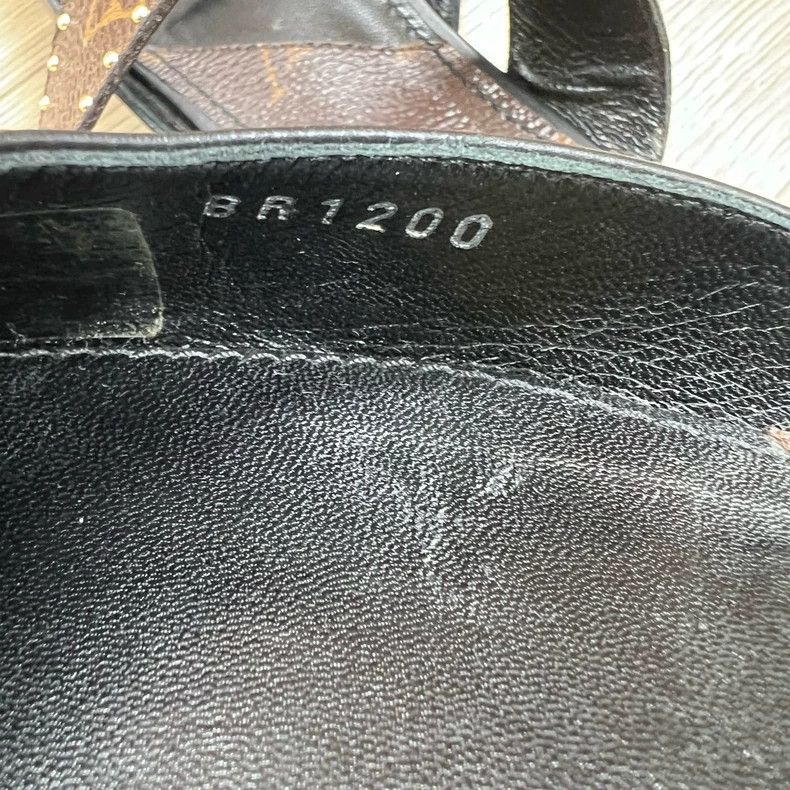 Louis Vuitton Louis Vuitton Sofia Black and Brown Pointed Toe Flats Size US 5.5 / IT 35.5 - 6 Thumbnail