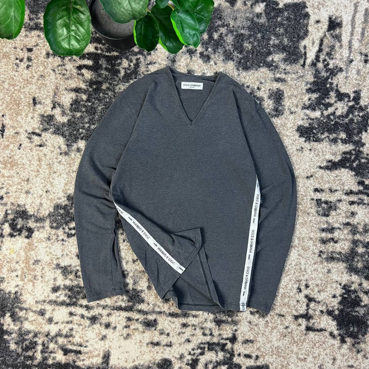 Dolce & Gabbana Dolce & Gabbana Luxury Multilogo Long Sleeve Size US S / EU 44-46 / 1 - 1 Thumbnail