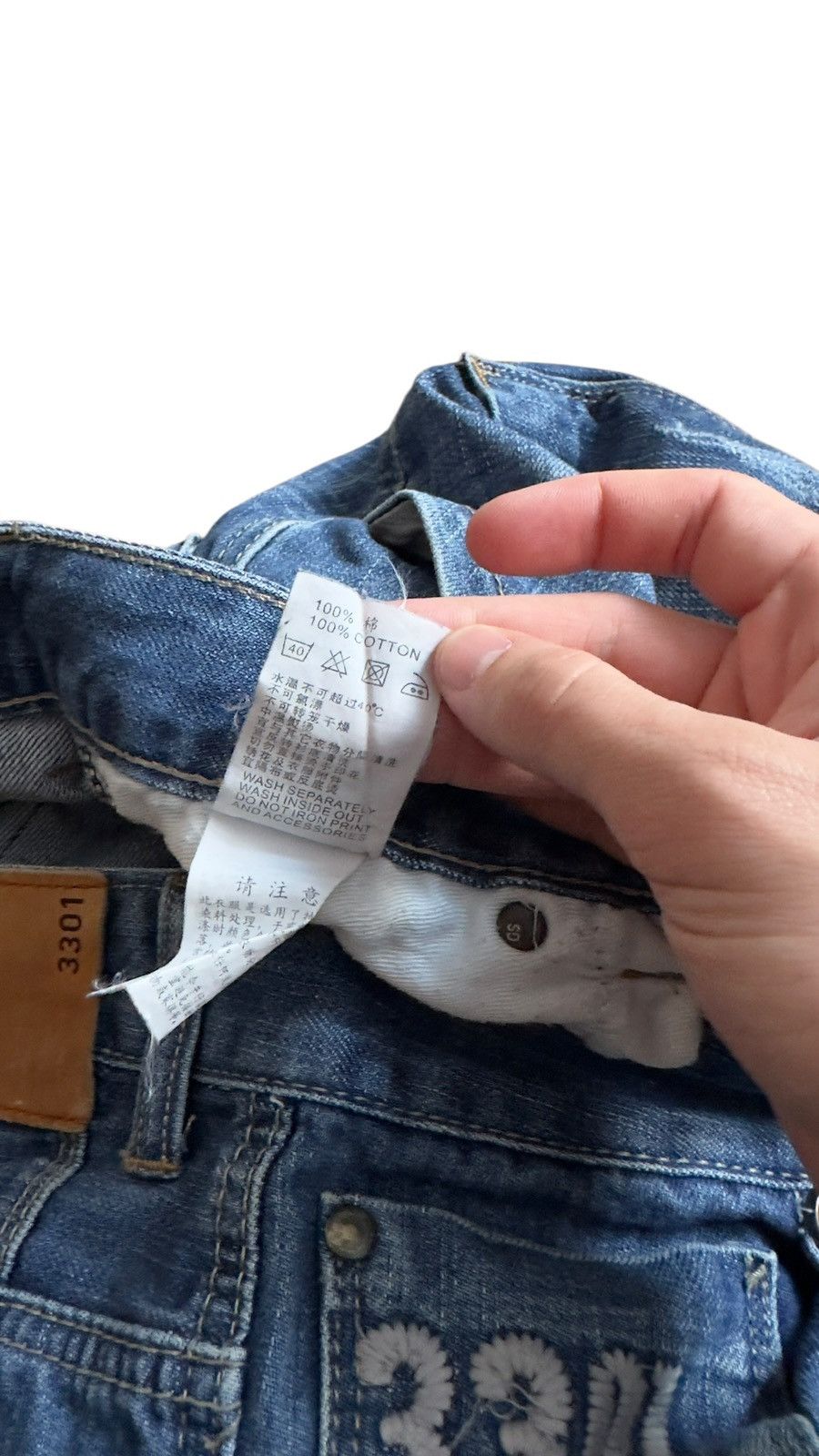 G-Star G-Star RAW 3301 Mens Cargo Jeans Vintage Wash Denim W32 L33 Size US 32 / EU 48 - 9 Thumbnail