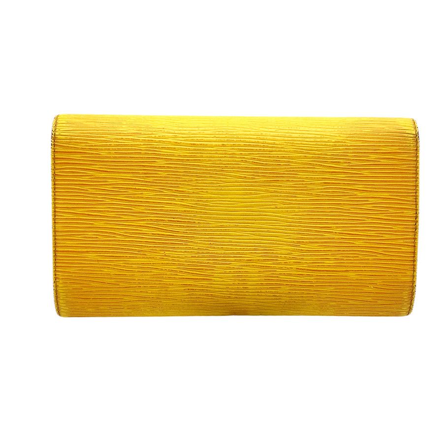Louis Vuitton Louis Vuitton Yellow Epi Leather Long Wallet Purple Interior Size ONE SIZE - 2 Thumbnail