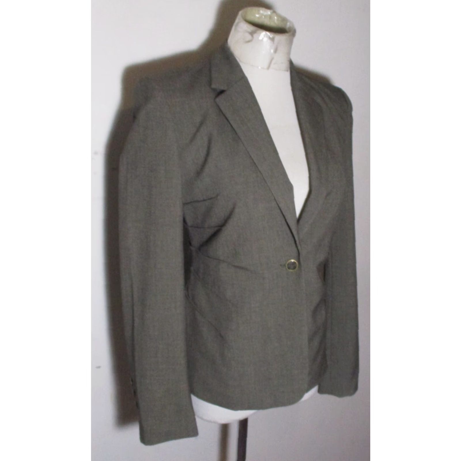 Calvin Klein VINTAGE CALVIN KLEIN Brown Rayon Jacket Women's Size 2 Size XS / US 0-2 / IT 36-38 - 3 Thumbnail