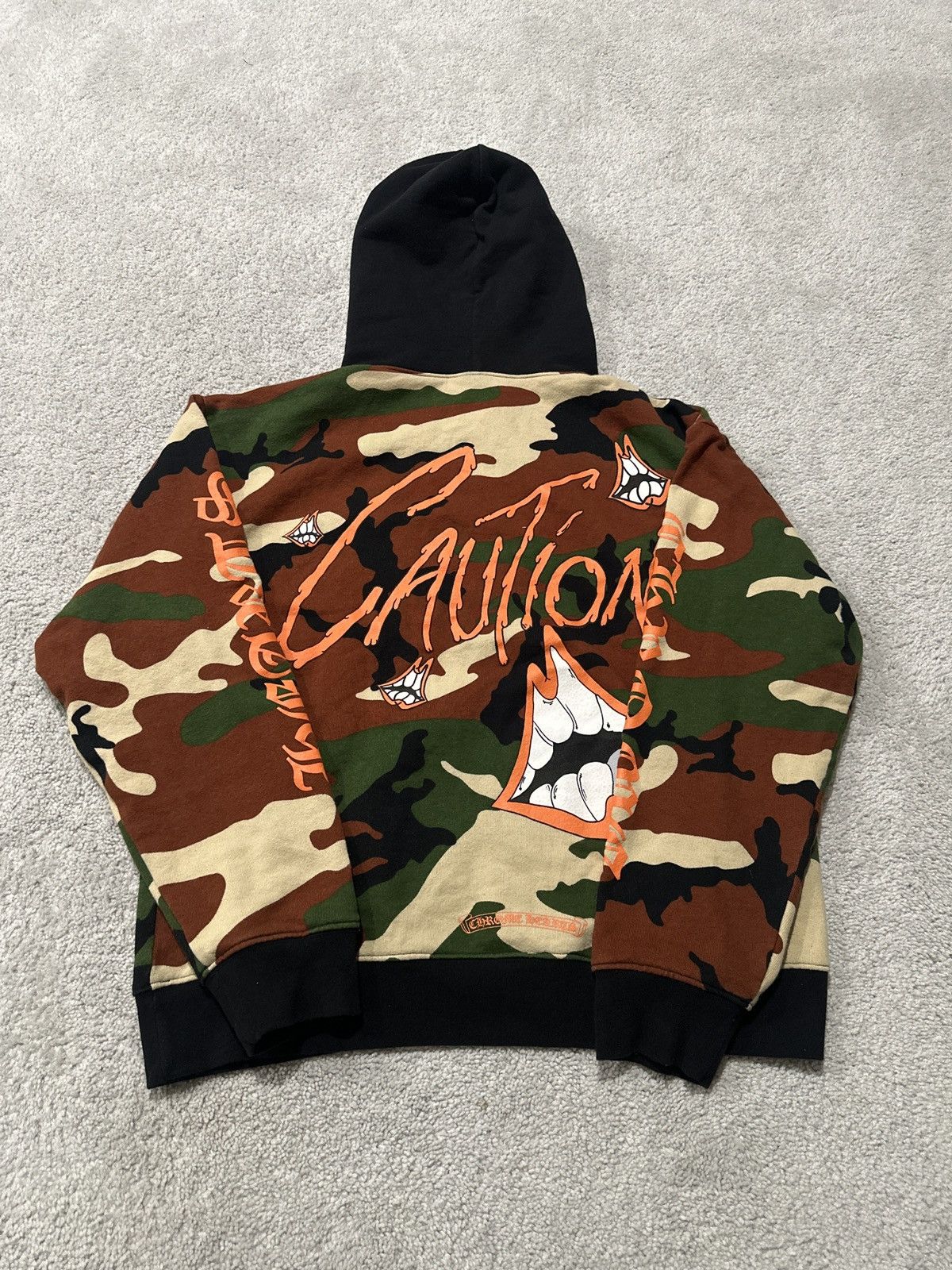 Chrome Hearts Chrome Hearts Matty Boy Camo Caution Hoodie