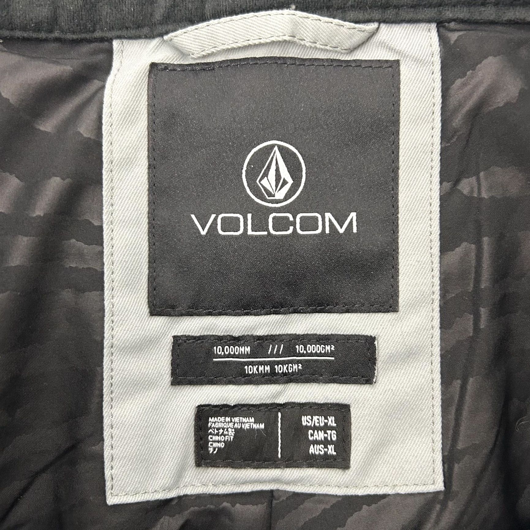 Volcom Volcom Snow Pants Mens XL Gray Insulated Waterproof Ski Twill Lined 10K/10K Size US 36 / EU 52 - 5 Thumbnail