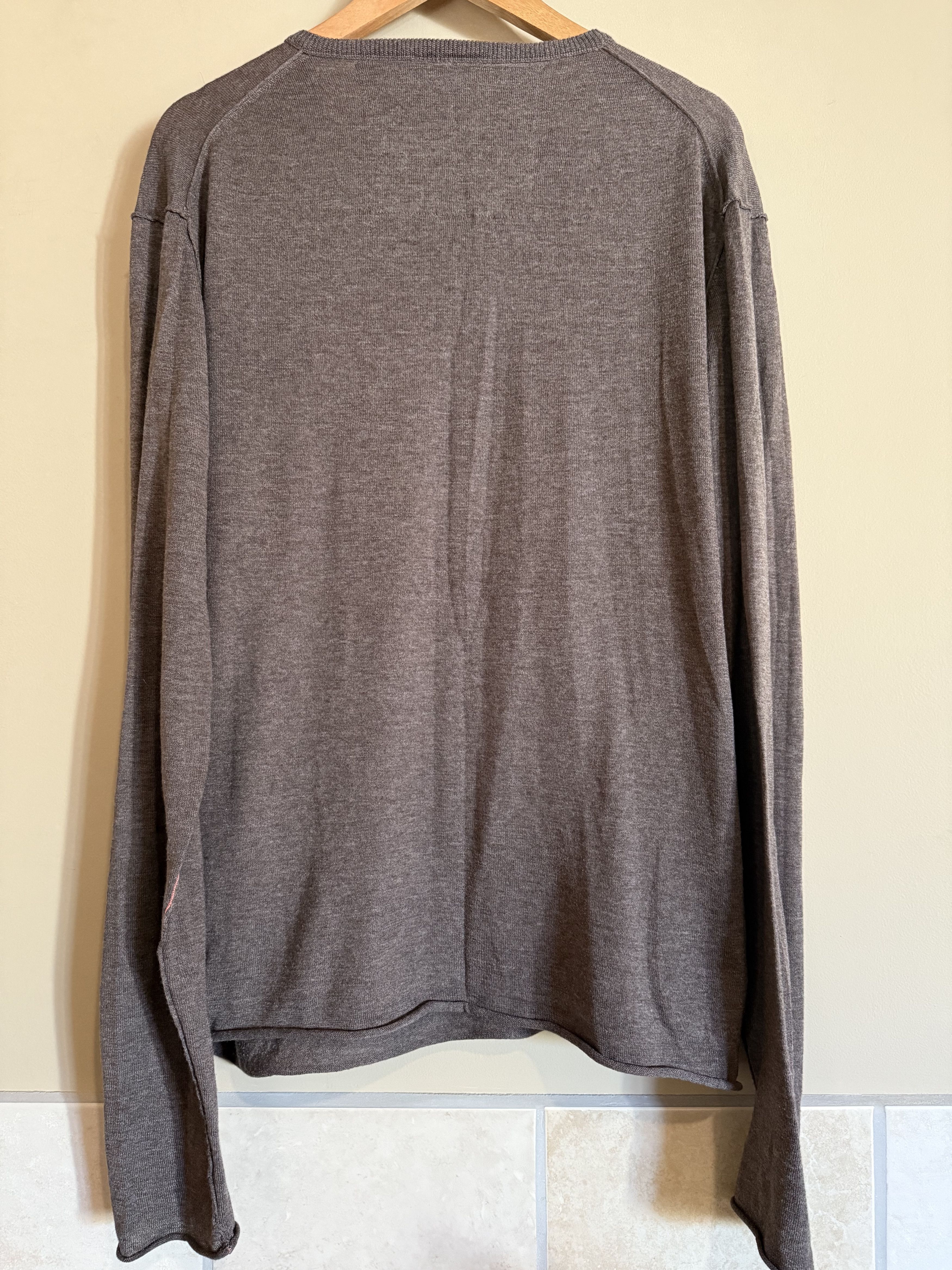 Buffalo David Bitton Buffalo David Bitton V-Neck Sweater, Taupe, Men's Large Size US L / EU 52-54 / 3 - 7 Thumbnail