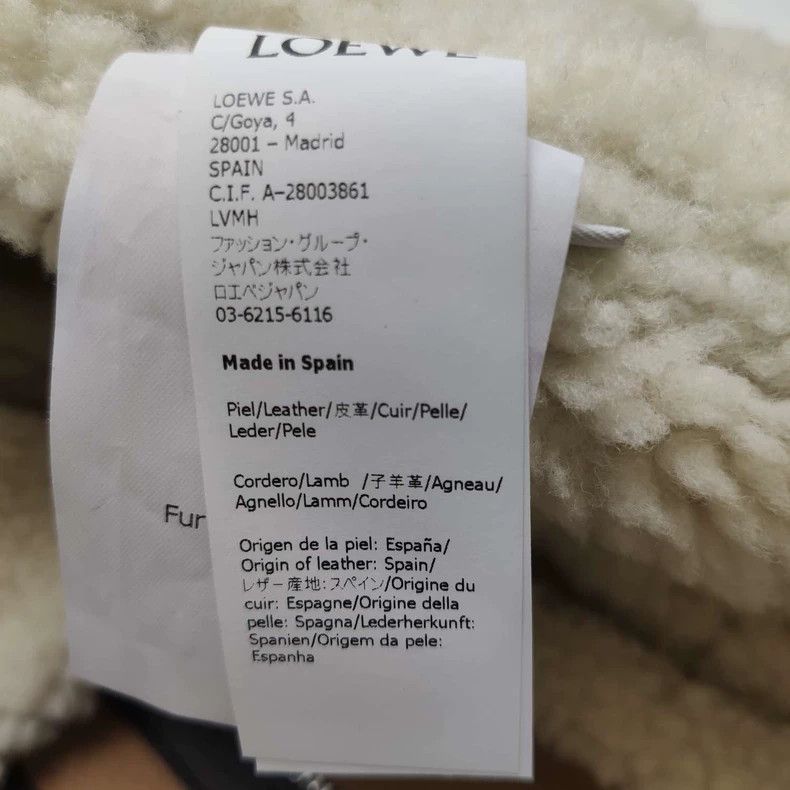 Loewe LOEWE Sheepskin color clash collar leather coat Size XXL / US 16-18 / IT 52-54 - 6 Thumbnail