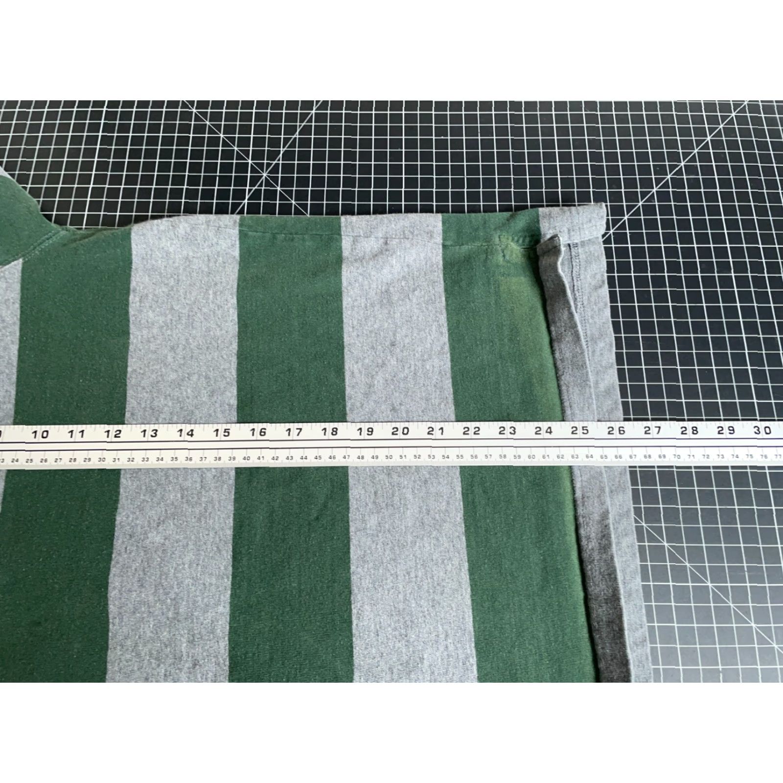 Aeropostale Rugby Polo Shirt Men's Large Gray Green Stripe Embroidered Ivy League Preppy Y2K Size US L / EU 52-54 / 3 - 6 Thumbnail
