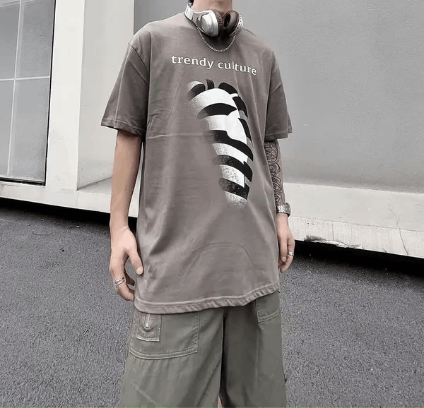 Vintage Norika x moto Retro Hip Hop Loose Casual T-Shirt Size US M / EU 48-50 / 2 - 1 Thumbnail