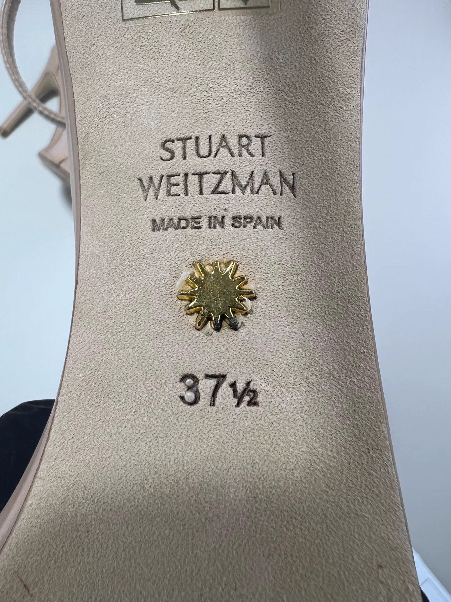 Stuart Weitzman STUART WEITZMAN Single Strap High Heel Sandals Size US 7.5 / IT 37.5 - 6 Thumbnail