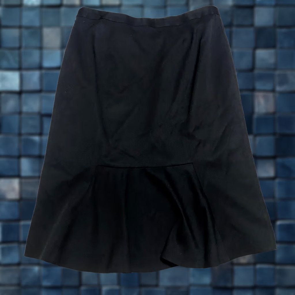 J.Crew J. Crew Skirt 8 Wool Black Pencil Straight Lined Knee Length 100% Wool Women's Black 8 Skirt Size 30" / US 8 / IT 44 - 1 Thumbnail