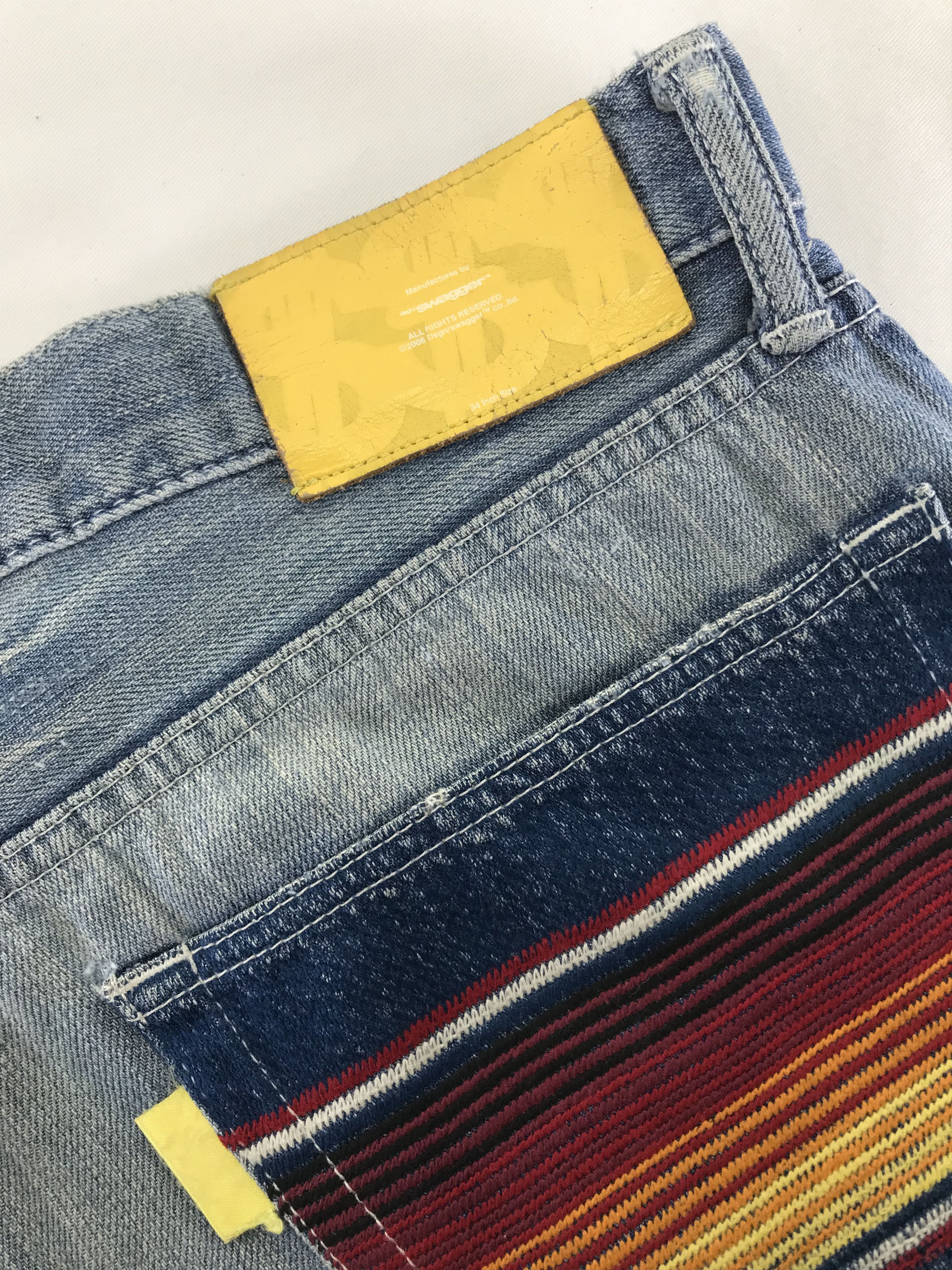 Swagger Swagger Blue Wash Baggy Jeans Size US 36 / EU 52 - 13 Thumbnail