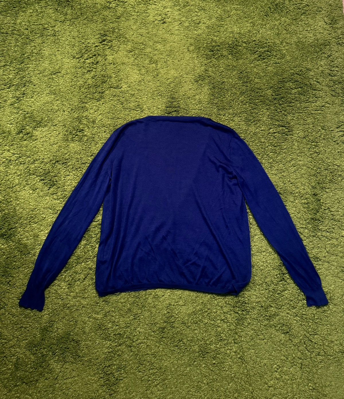 Designer × Jil Sander Jil Sander cashmere + silk blend cardigan sweater Size M / US 6-8 / IT 42-44 - 2 Thumbnail