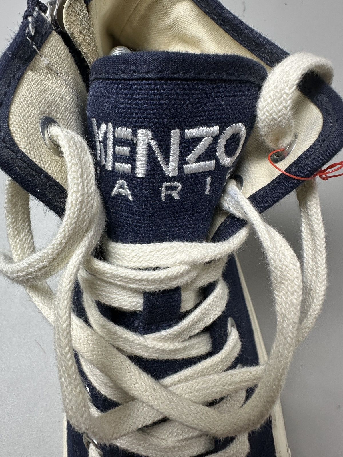 Kenzo Kenzo Boke Flower Embroidered High-Top Sneakers Size US 8 / EU 41 - 8 Thumbnail