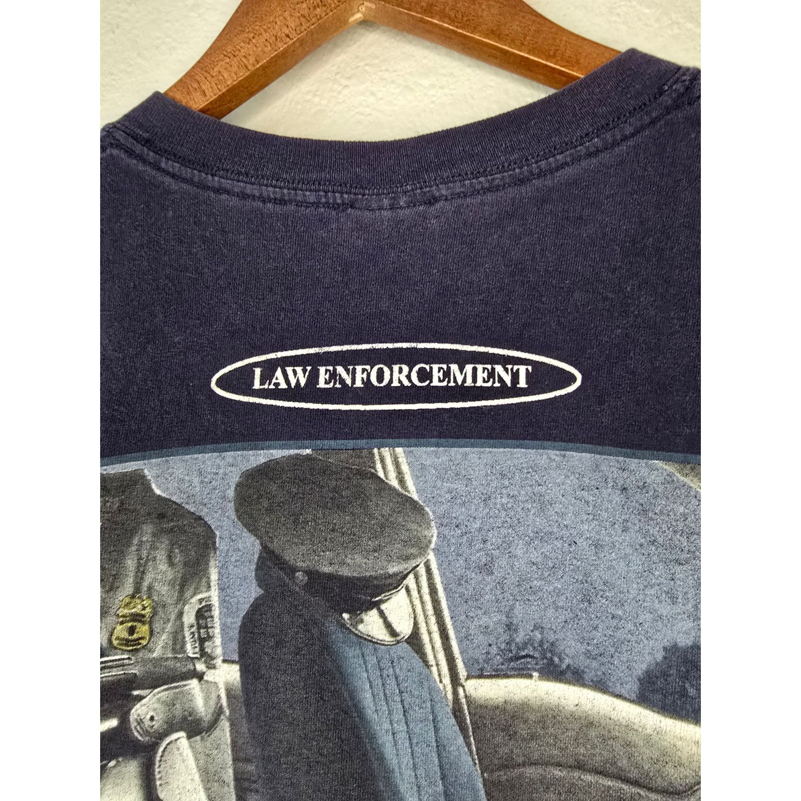 Other Vintage Tools Of The Trade Law Enforcement Blue L Police Tee Size US L / EU 52-54 / 3 - 6 Thumbnail