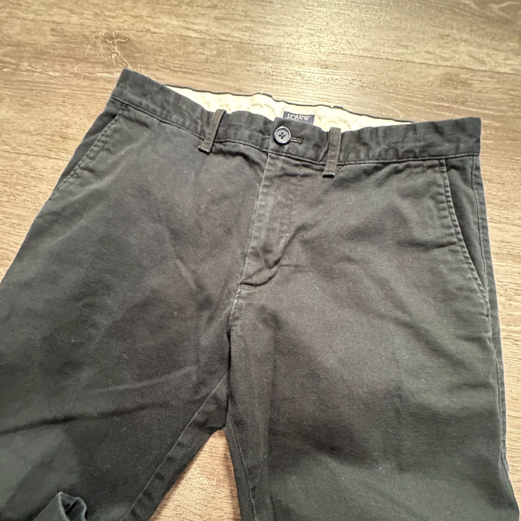 J.Crew J.CREW Pants Mens 30 Black Chino Flex Cotton Slim Straight 30x31 Preppy Size US 30 / EU 46 - 2 Thumbnail