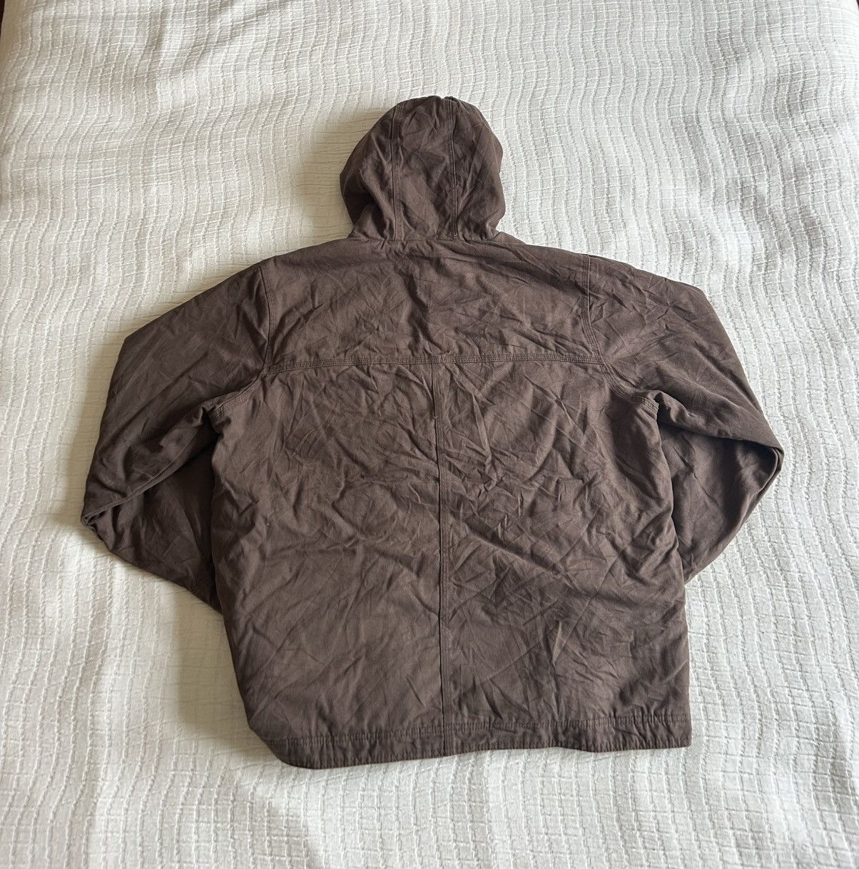 Other Brazos Workwear Hooded Canvas Jacket - Brown - Size L Size US L / EU 52-54 / 3 - 8 Thumbnail