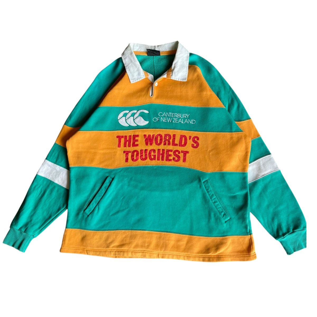 Canterbury of New Zealand Canterbury Of New Zealand Big Logo Rugby Block Sweatshirt Size US XL / EU 56 / 4 - 1 Thumbnail