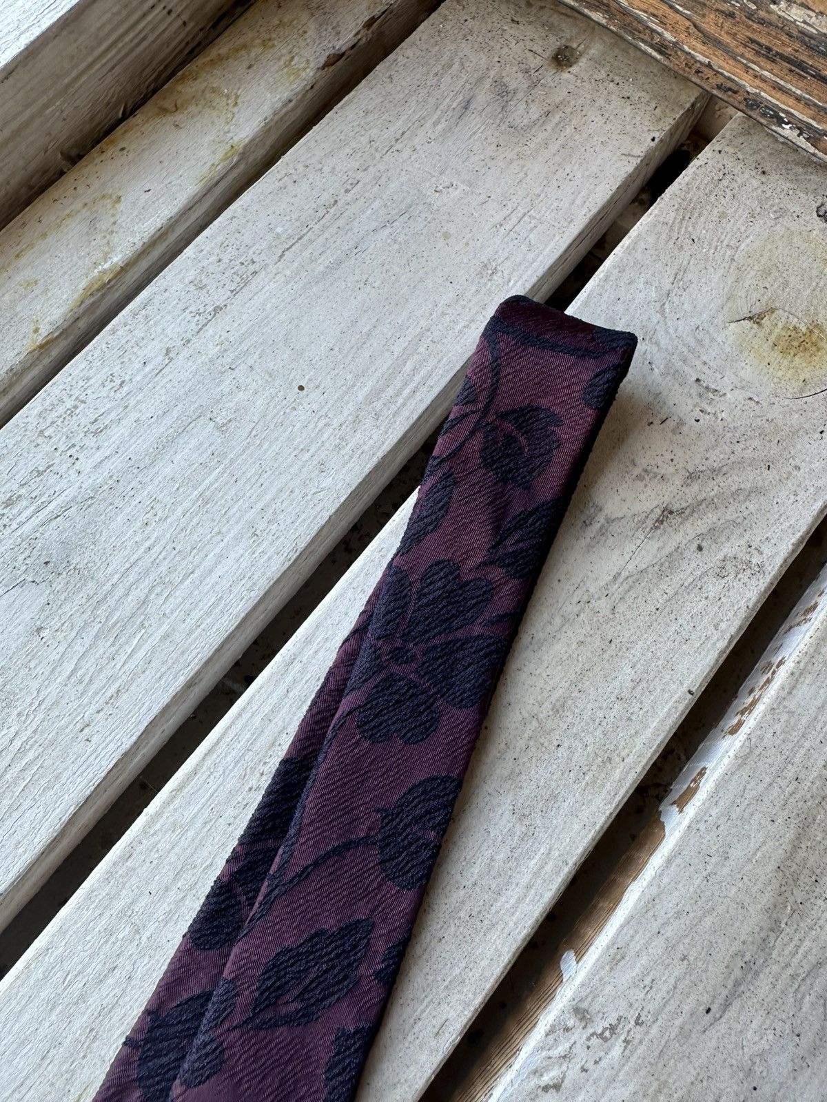 Designer 🚨Vintage KENZO tie Flower style monogram old money luxury Size ONE SIZE - 5 Thumbnail