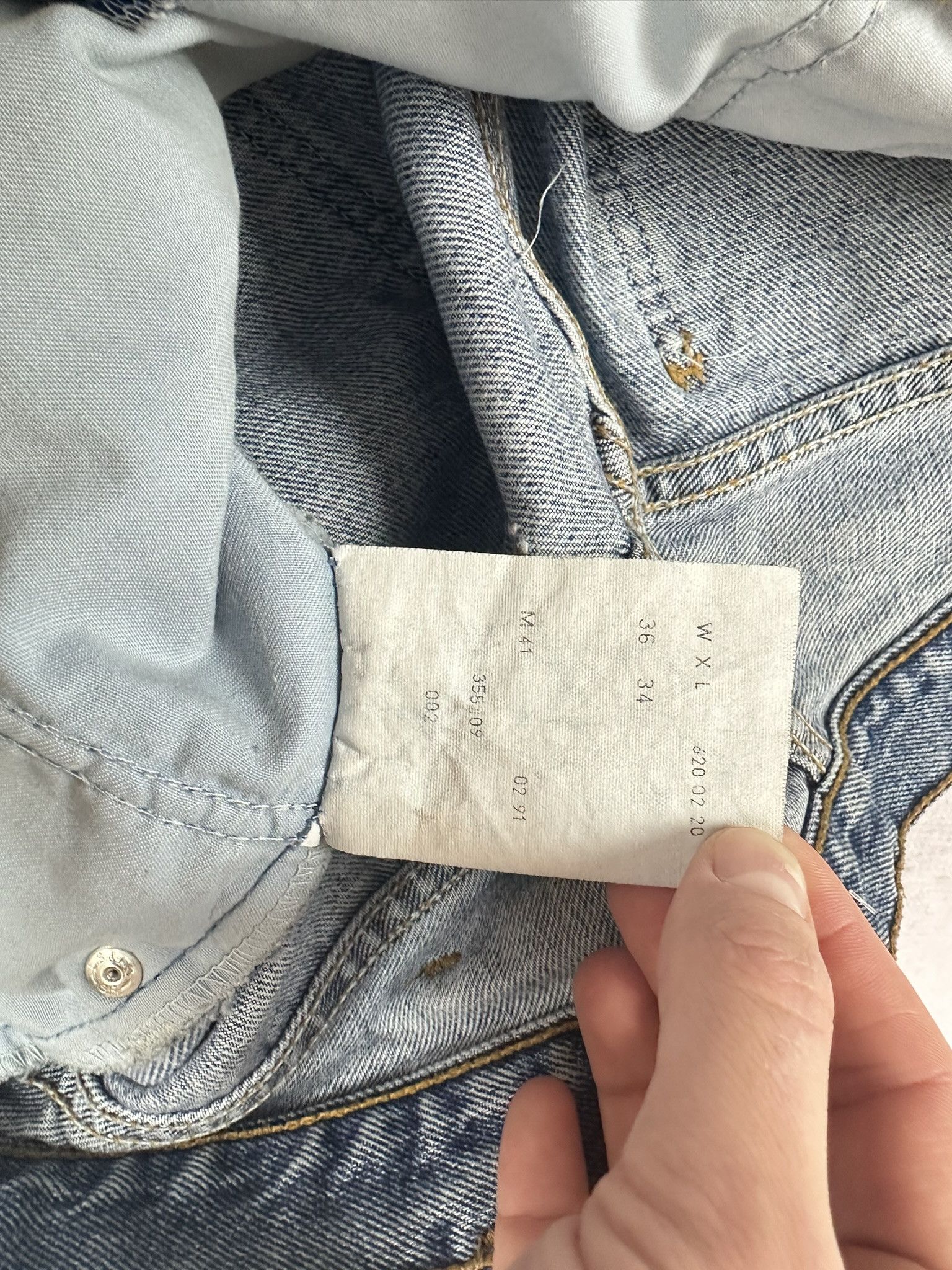 Levi's × Levi's Vintage Clothing Vintage Levis Strauss orange tab denim jeans pants 90s Size US 36 / EU 52 - 11 Thumbnail
