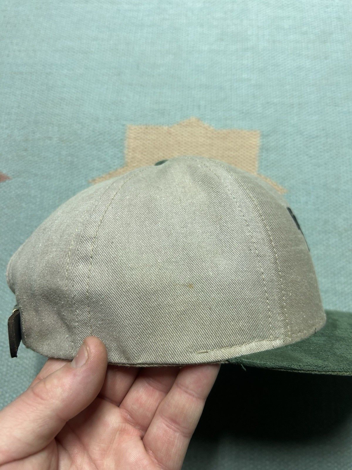 Vintage Vintage StrapBack hat round up ultra farm feed tan green USA Size ONE SIZE - 8 Thumbnail
