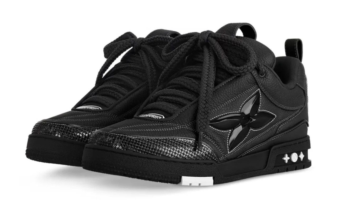 Louis Vuitton Louis Vuitton LV Trainer noir strass Size US 9 / EU 42 - 8 Thumbnail