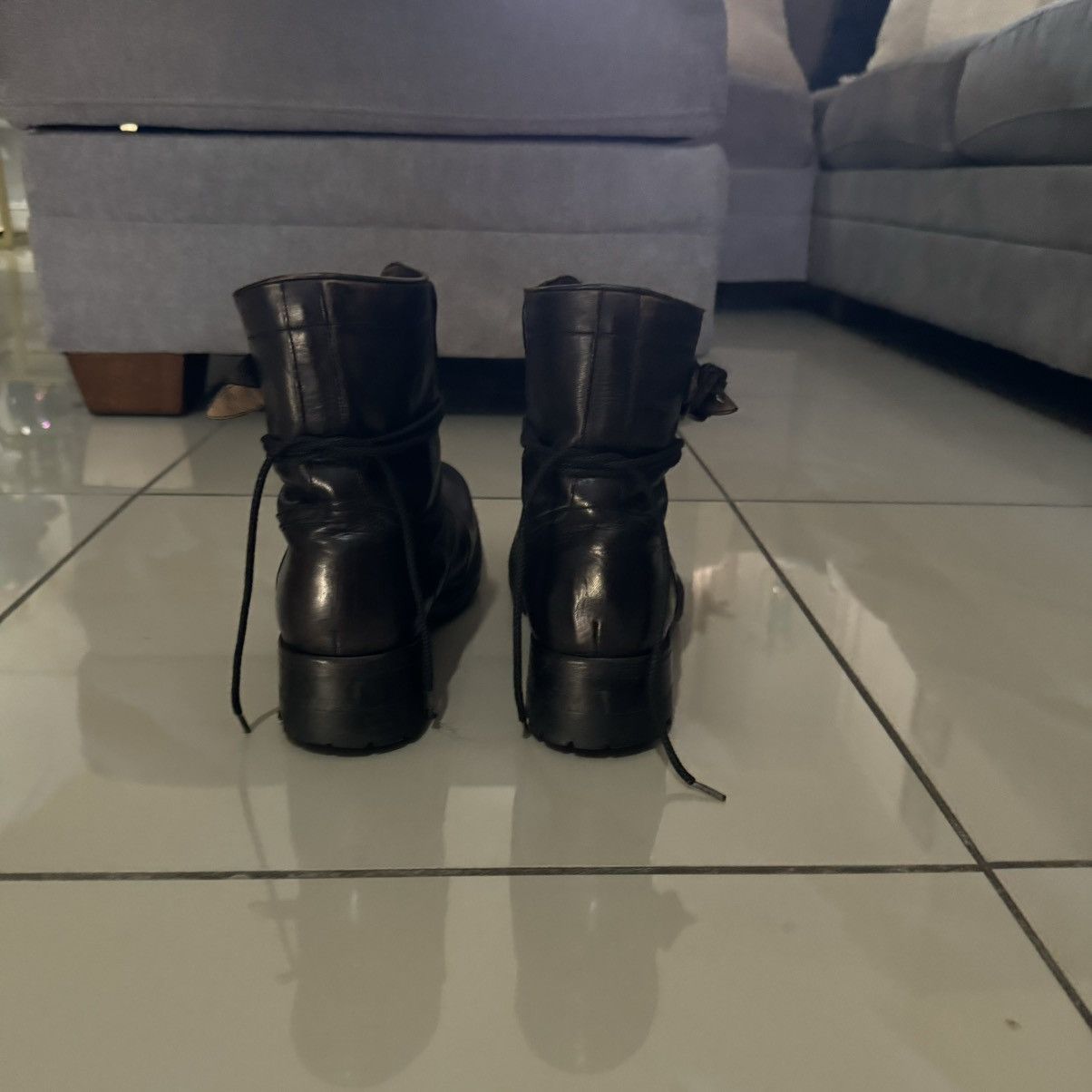 Alfredo Bannister Alfredo BANNISTER brown leather lace-up boots with buckle Size US 9 / EU 42 - 4 Thumbnail