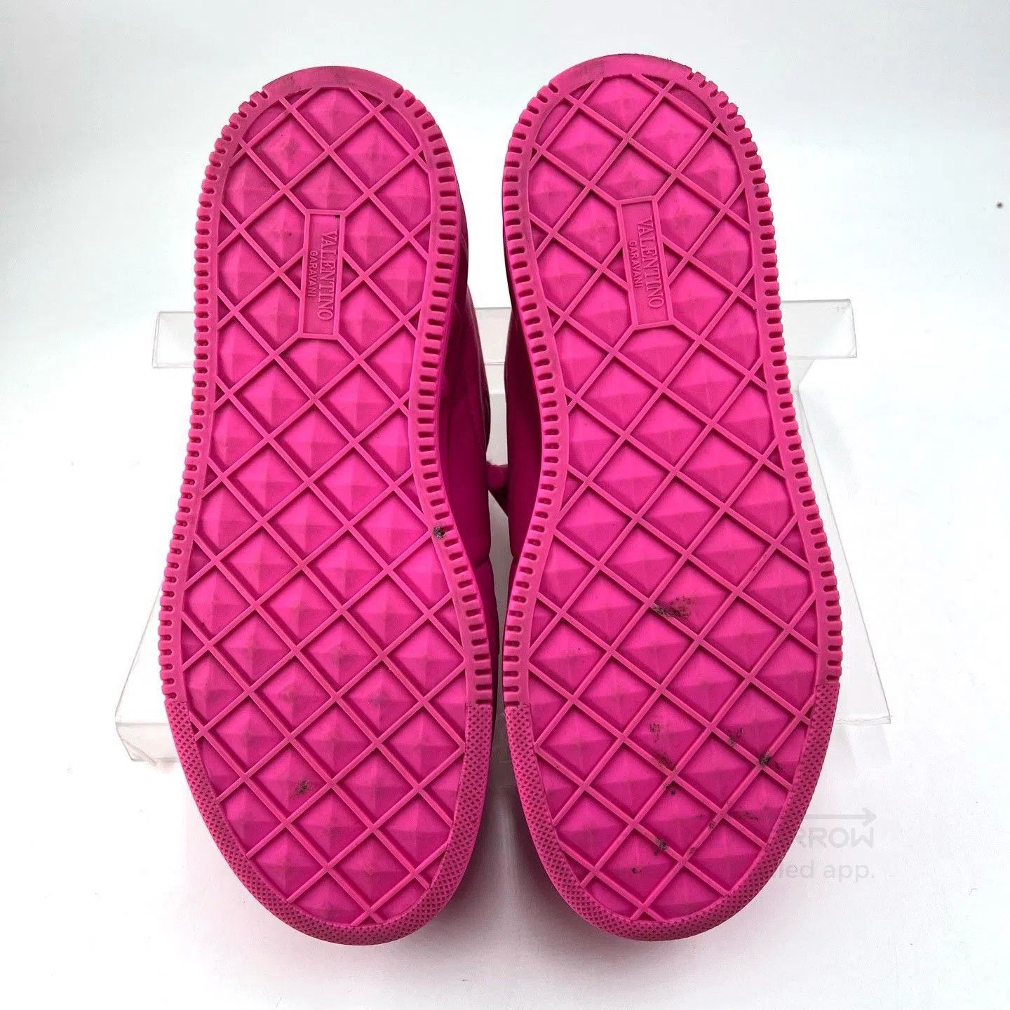 Valentino Valentino One Stud Pink Platform Sneakers. Size US 9 / IT 39 - 8 Thumbnail