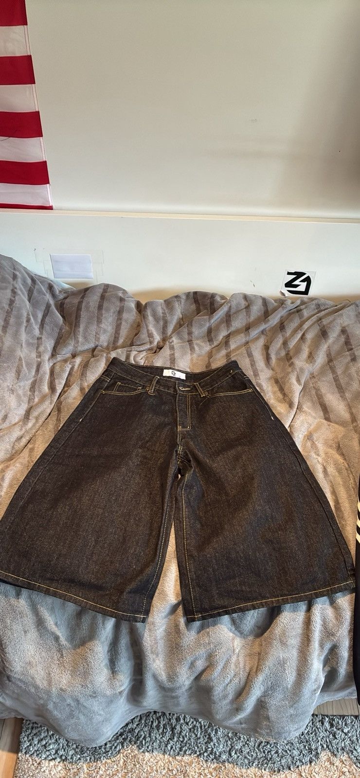 Other Copping Zone Oversized Denim Shorts Size US 30 / EU 46 - 1 Thumbnail