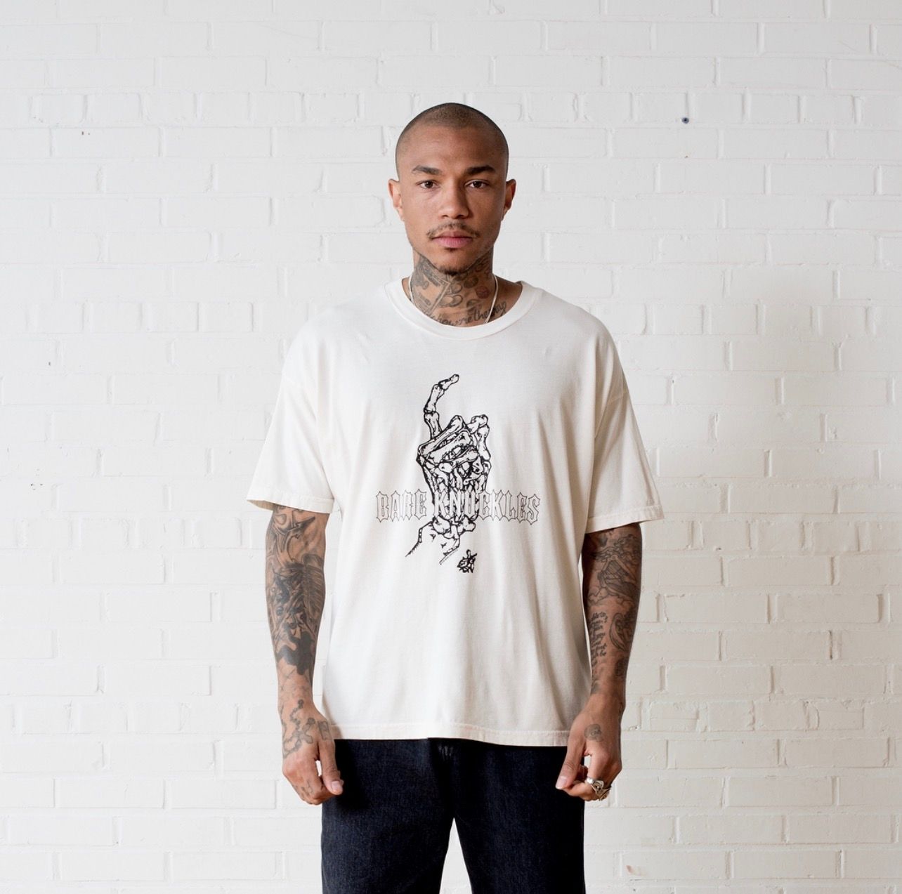 Pre-owned Bare Knuckles Collection 1 T-shirt In White