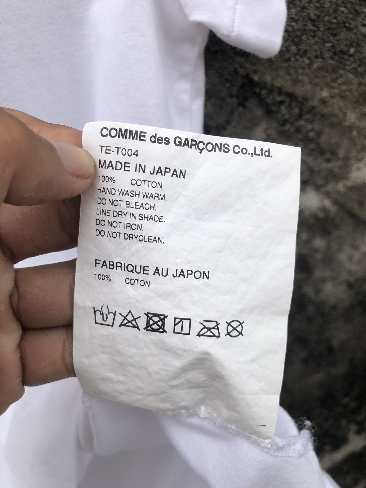 CDG by Comme des Garcons × Comme des Garcons × Japanese Brand AD 2019 CDG Comme Des Garcons Tricot Tshirt Size S / US 4 / IT 40 - 4 Thumbnail