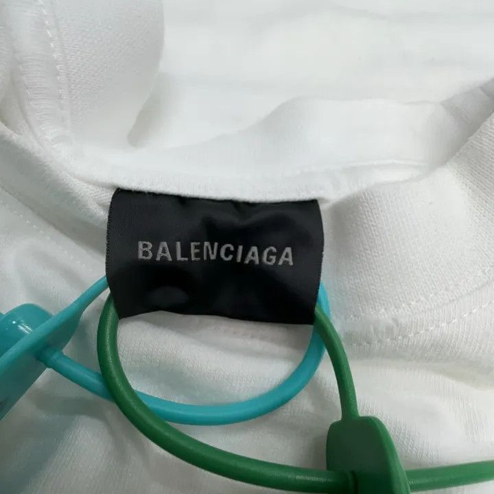 Balenciaga Balenciaga Balenciaga SS23 Graphic Print Short Sleeve TShi Size US XXS / EU 40 - 3 Thumbnail