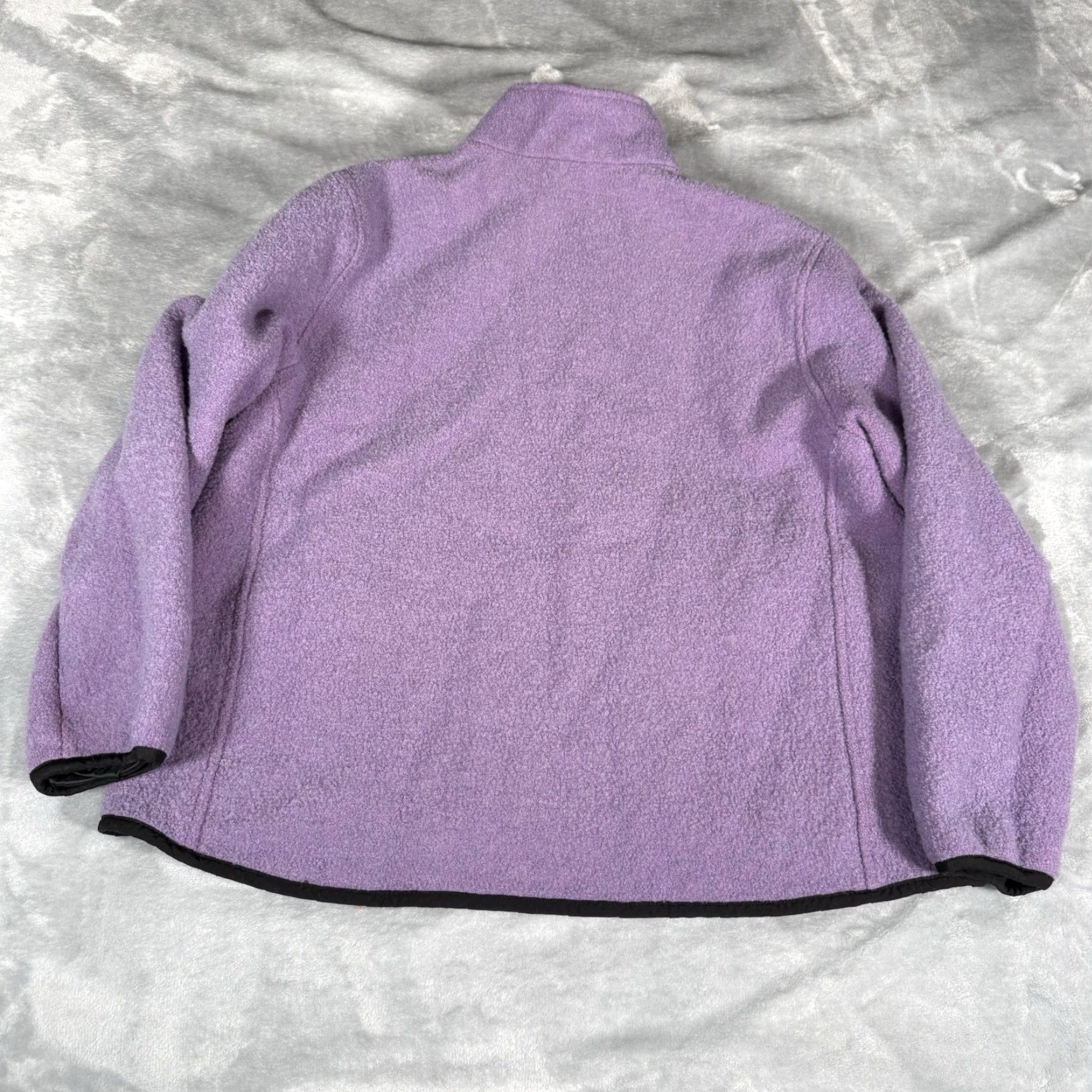 Vintage VINTAGE Woolrich Jacket Womens XL Purple Fleece Full Zip Technowool Size XL / US 12-14 / IT 48-50 - 7 Thumbnail