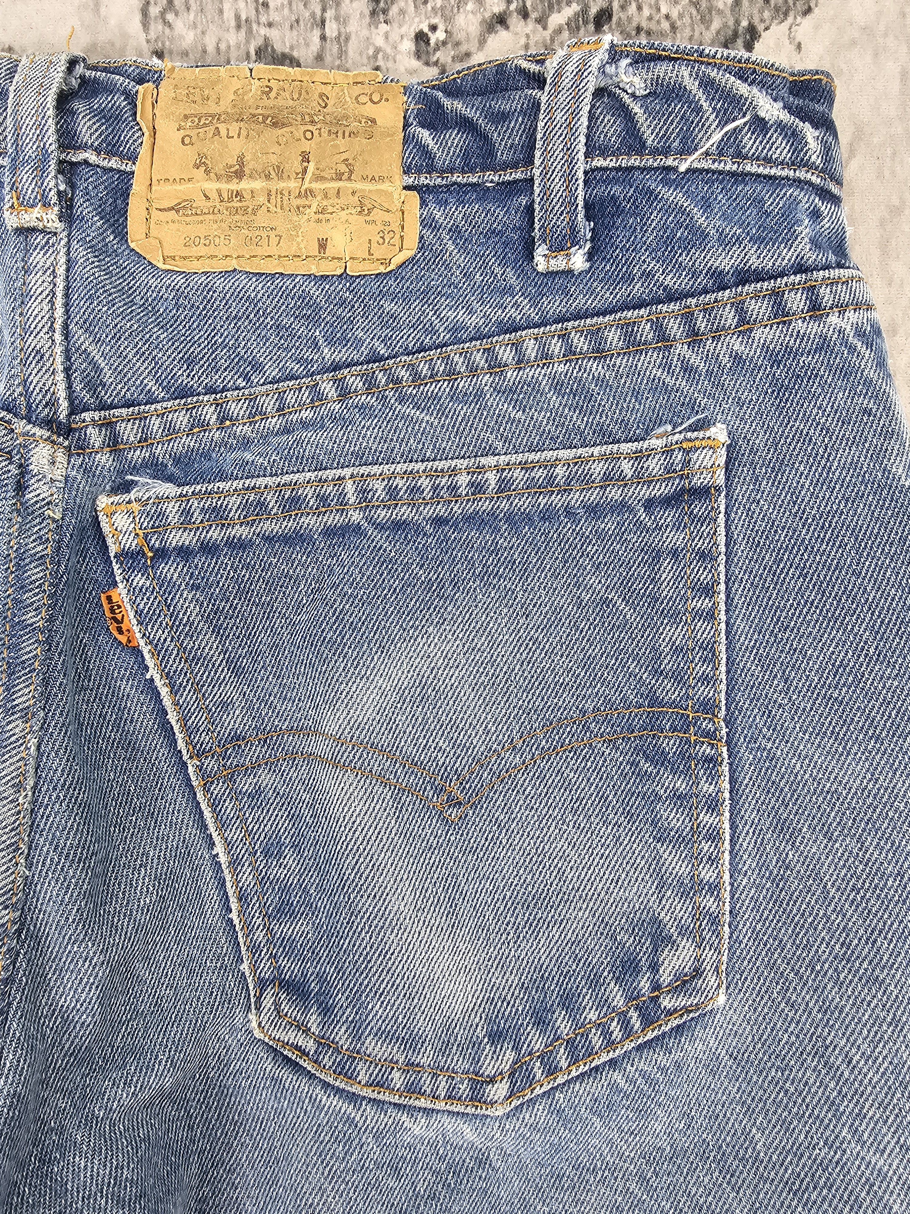 Levi's Vintage Clothing Vtg 80's LEVIS 205 05 Medium Wash Size 33X31.5 Jeans L0432 Size US 33 - 8 Thumbnail
