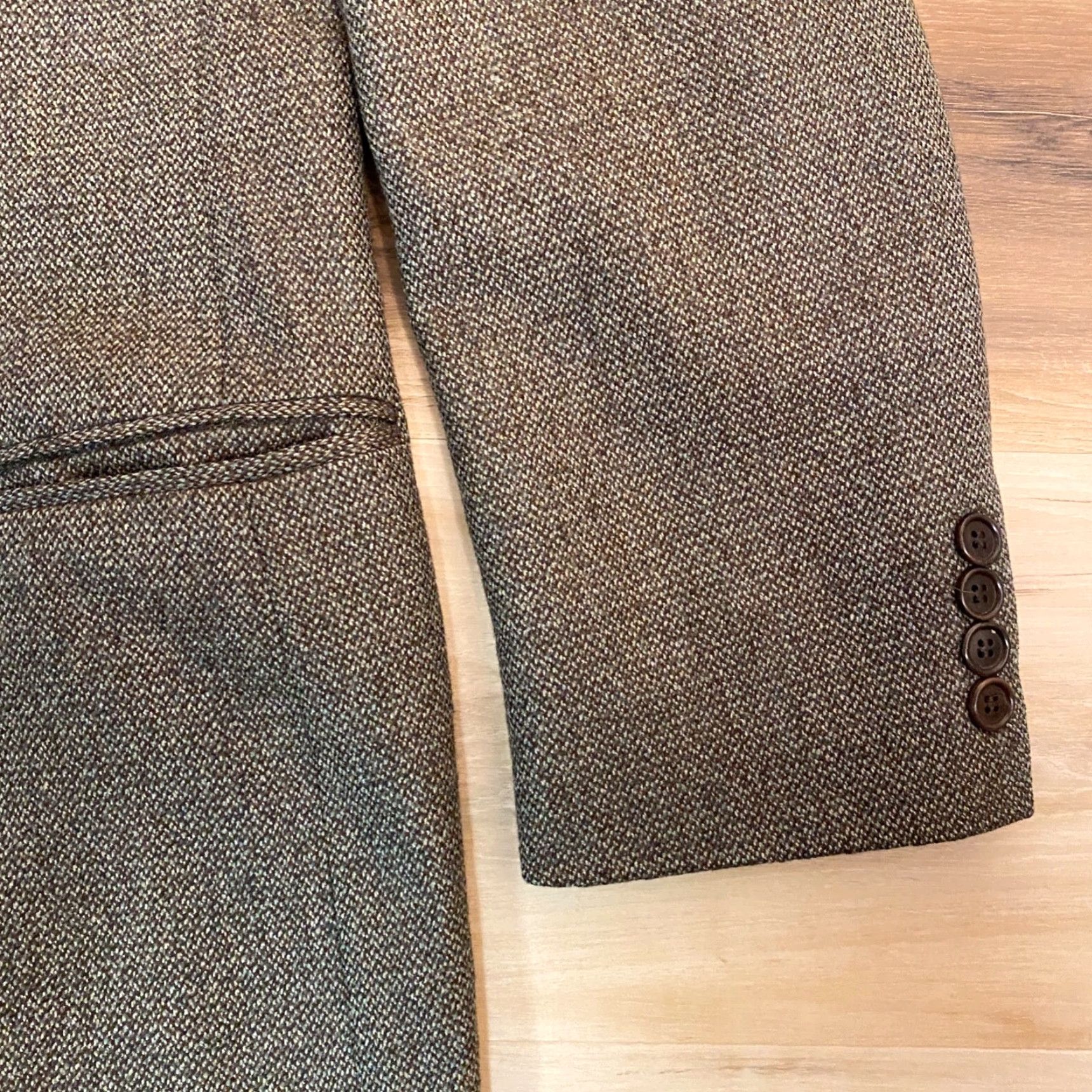 Brooks Brothers Brooks Brothers Blazer Mens 44R Green Wool 2-Button Single-Breasted Sport Jacket Shirt? Size 44R - 4 Thumbnail