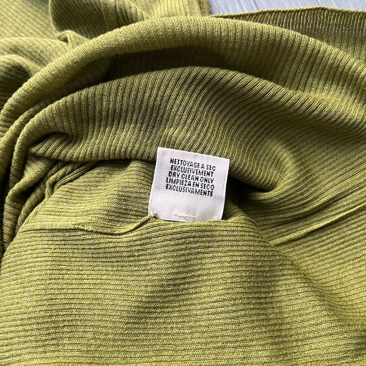 Hermes Hermès Gaultier Era Silk Blend Green Button Top Size M / US 6-8 / IT 42-44 - 6 Thumbnail