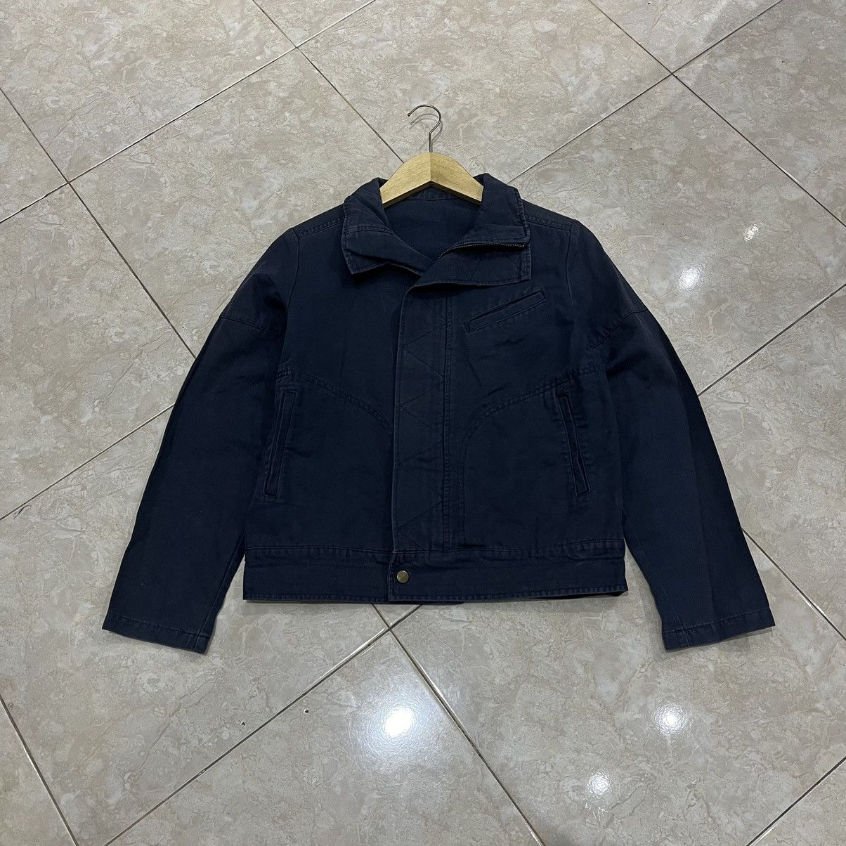 Vintage Vintagw Lao Targa Faux Fur Lined Denim Jacket Size L / US 10 / IT 46 - 1 Thumbnail