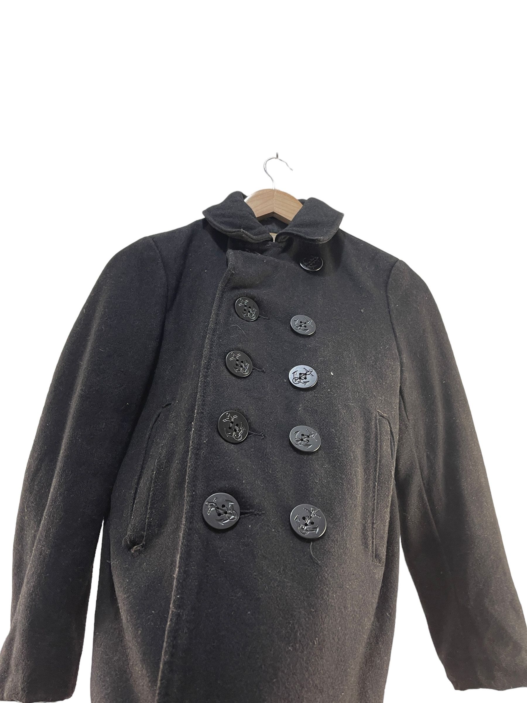Schott Vintage Schott Wool Pea Coat Jacket Size XS / US 0-2 / IT 36-38 - 8 Thumbnail
