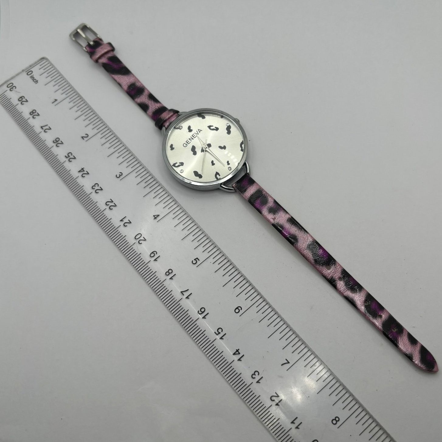 Other Y2K Silver & Purple Cheetah Watch Size ONE SIZE - 3 Thumbnail