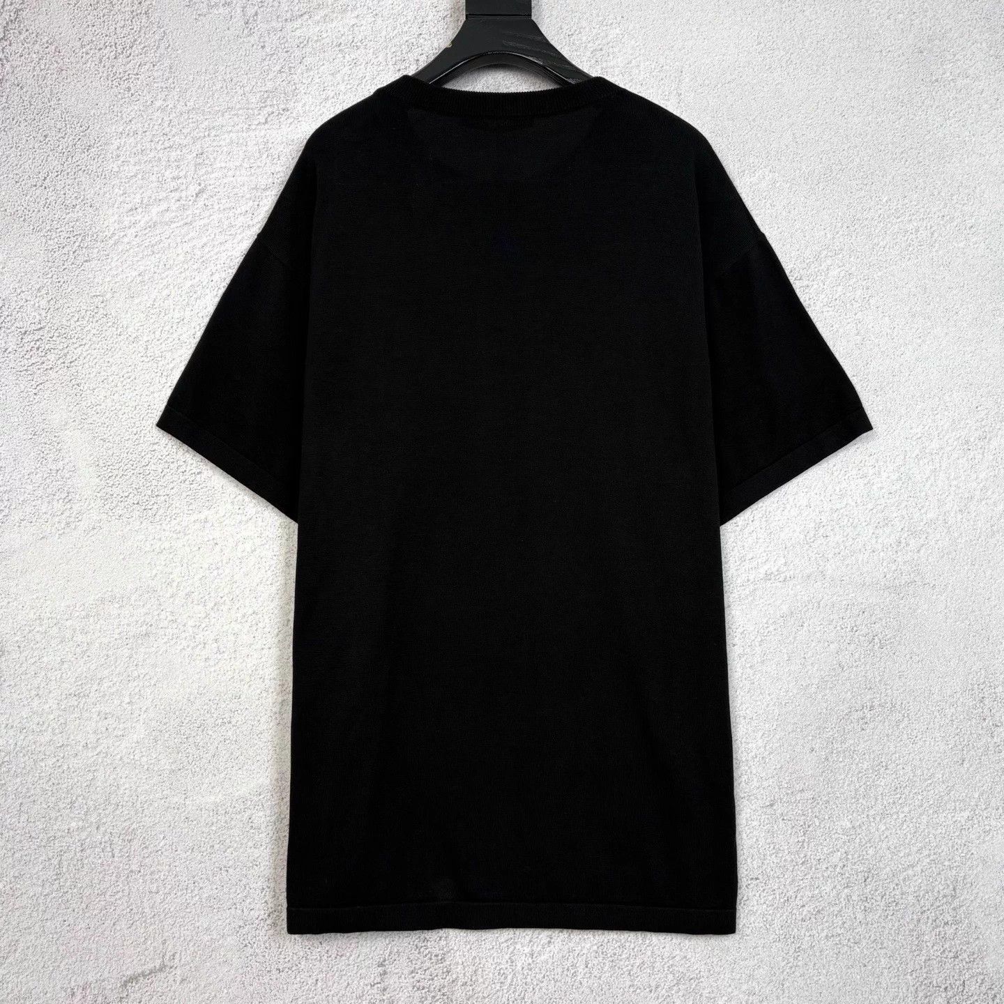 Louis Vuitton LV Black Knit Short-Sleeve Beaded Pocket Tee XL Size US XL / EU 56 / 4 - 2 Thumbnail