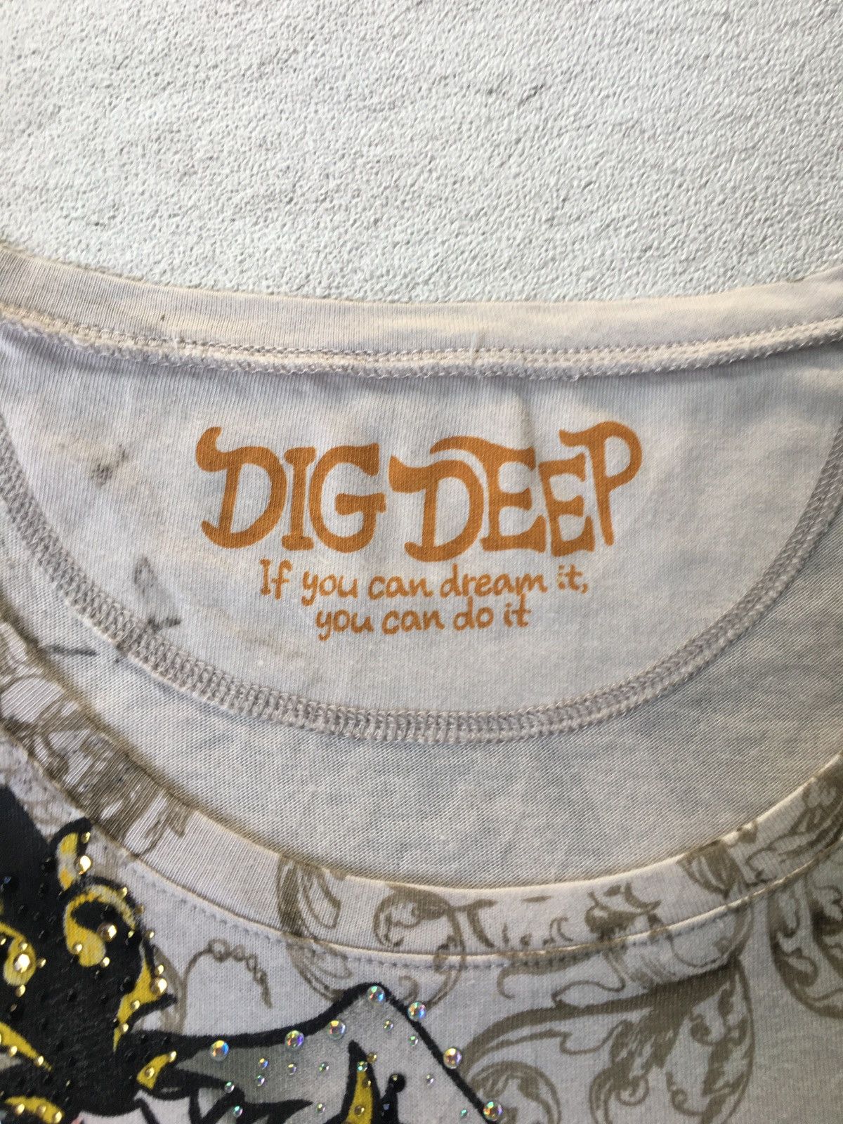 If Six Was Nine Y2k Dig Deep Skull Tshirt Size L / US 10 / IT 46 - 6 Thumbnail